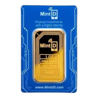 MintID 1 Oz Gold Bar (New In Assay, AES-128 Encrypted)