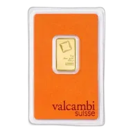 5 Gram Valcambi Gold Minted Bar