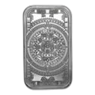 1 oz Silver Bar - Aztec Calendar