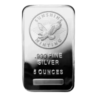 5 Oz Sunshine Mint Silver Bar