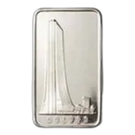 1 oz Silver Bar - 1st National Bank of Chicago