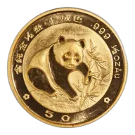 Chinese Gold Panda Half Ounce 1988