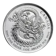 1 oz Lucky Dragon Silver Coin