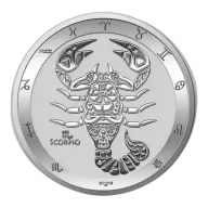 2022 Tokelau 1 oz Silver $5 Zodiac Series: Scorpio