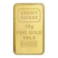 10 Gram Credit Suisse Gold Minted Bar