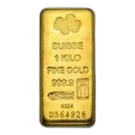 1 kilo Gold Bar - PAMP Suisse (Cast w/ Assay)