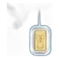 1/2 gram Gold Bar - Angel & Praying Hands (Dove & Cross Card TEP)