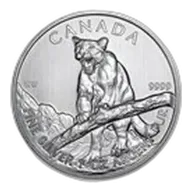 2012 Canada 1 oz Silver Wildlife Series Cougar