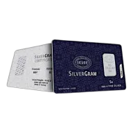 5 gram Silver Bar - IGR Metals (Carded)
