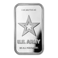 1 oz Silver Bar - U.S. Army Logo (New)