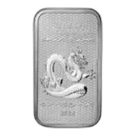 5 oz Silver Bar - 2024 APMEX Year of the Dragon (Series 2)