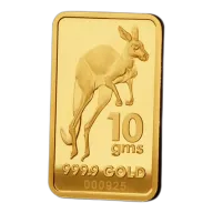 10 g Melbourne Mint Kangaroo Gold Minted Bar