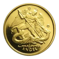Isle of Man 1/20 oz Gold Angel