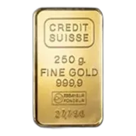 250 gram Gold Bar - Credit Suisse