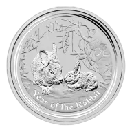 Lunar II Rabbit 1kg Silver Coin 2011 | margin scheme