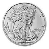 2025 1 oz American Silver Eagle Coin BU