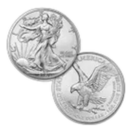 2021 1 oz American Silver Eagle Coin BU (Type 2)