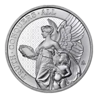 2022 1 oz St. Helena Silver Queen's Virtues Truth Coin (BU)