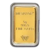 Metalor Stamped 5g Gold Bar