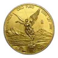 1/2 oz Gold Mexican Libertad (Random, Abrasions)