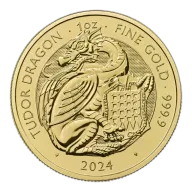 2024 Tudor Beasts Dragon 1oz Gold Coin
