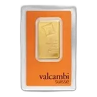 1 oz Gold Bar - Valcambi (Matte, In Assay)