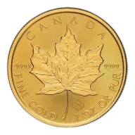 Gold Maple Leaf 1 oz Bullion Coin