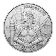 1-oz Joan of Arc Design .999 Fine Silver Round