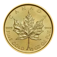 1/2 oz Maple Leaf Gold Coin