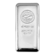 10 oz First Mint Silver Bar