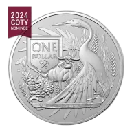 2023 Coat of Arms Queensland Australia .999 1oz Silver BU Coin