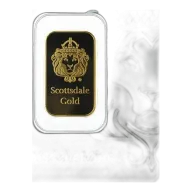 Scottsdale Mint | 10 Gram Lion Gold Bar (In Assay)