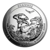 2016 5 oz Silver ATB Shawnee National Forest, IL