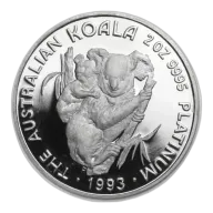 1993 2oz Australian Perth Mint Platinum Koala
