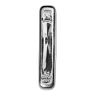 10 oz Cast-Poured Silver Bar - Bunker Bullion Long Bar