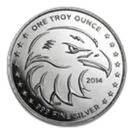 1 oz Silver Round - APMEX (2014 Eagle Eye)