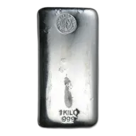 1 kg Perth Mint Silver Cast Bar