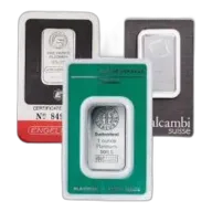 1 oz Platinum Bars w/ Assay - Our Choice Brand