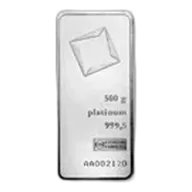 500 gram Platinum Bar - Secondary Market