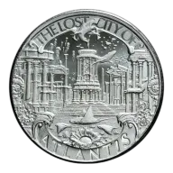 Atlantis 1 oz Silver Round - Lost Cities Series