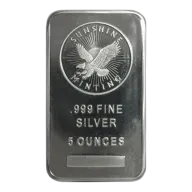 Sunshine Minting (SMI) 5 Oz Silver Bar