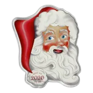 2020 Pamp Holiday Santa 1oz Silver Coin - Solomon Islands