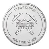 1 oz Silver Round - Pioneer Metals