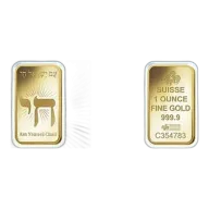 PAMP 1 Ounce Gold Am Yisrael Chai! Bar