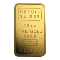 10 oz Credit Suisse Gold Bar