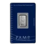 5 gram Platinum Bar - PAMP Suisse Lady Fortuna (In Assay)