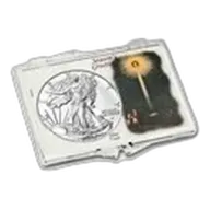 2025 1 oz American Silver Eagle - w/Snap-Lock, Season's Greetings