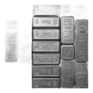 Generic 100g Silver Cast Bars