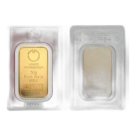 Munze Osterreich 50 Gram Gold Bar
