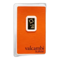 2.5 gram Gold Bar - Valcambi (Carded)